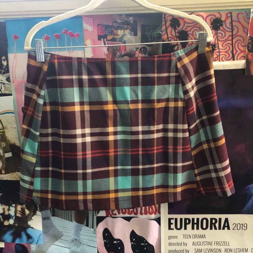 Urban Outfitters plaid skirt